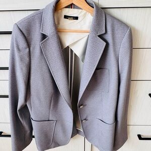 Tommy Hilfiger Light Blue/Gray Women's Blazer